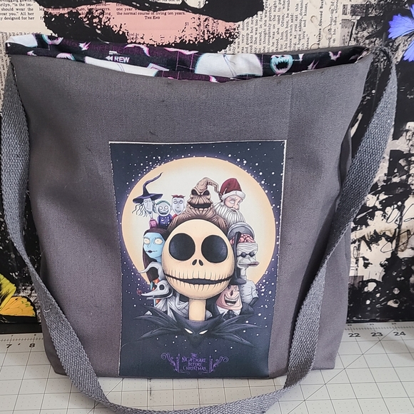 Nightmare before christmas tote bag handmade - Picture 2 of 6